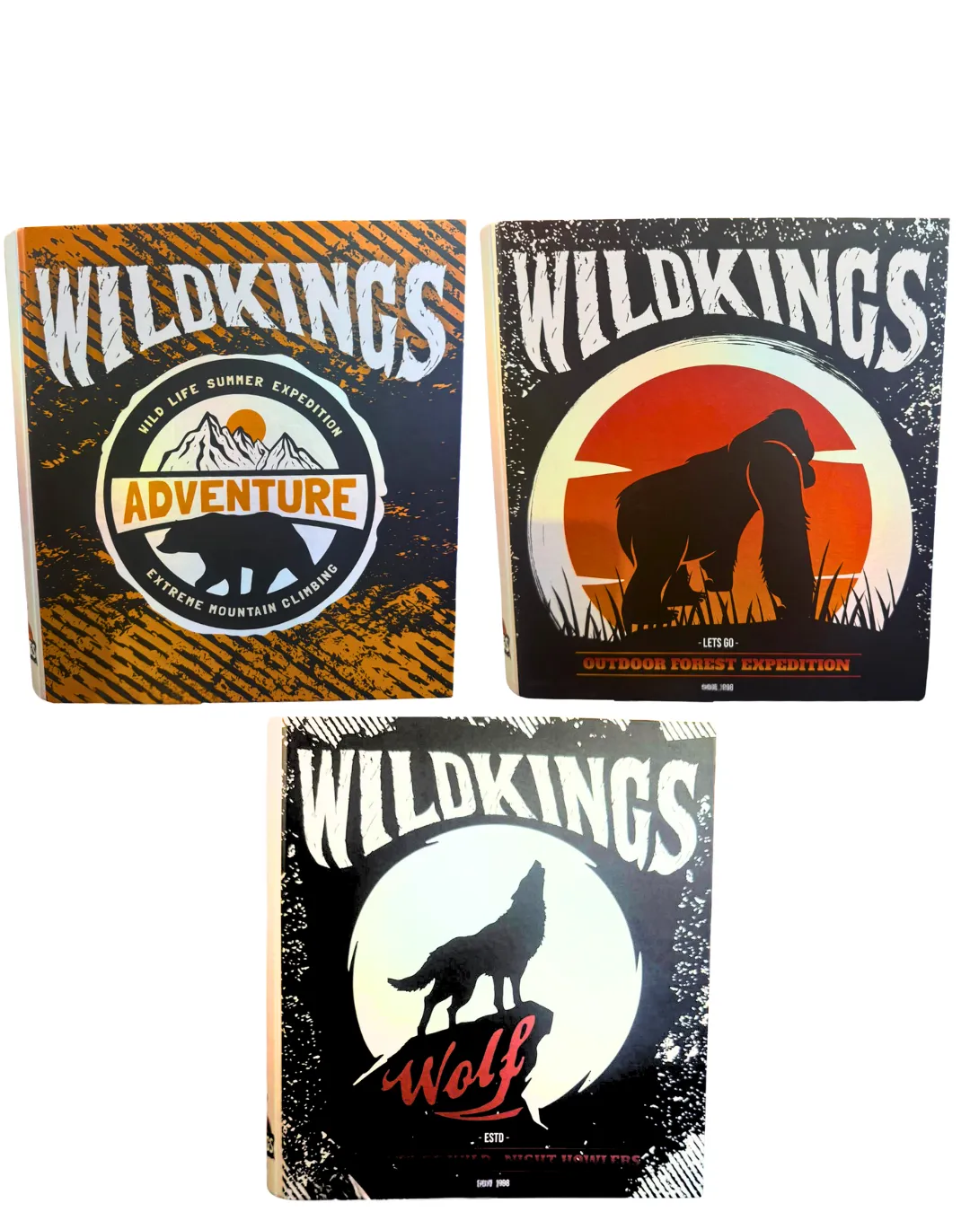 CARPETA ESCOLAR 3X40 REXON HOLO REFLEX WILDKINGS