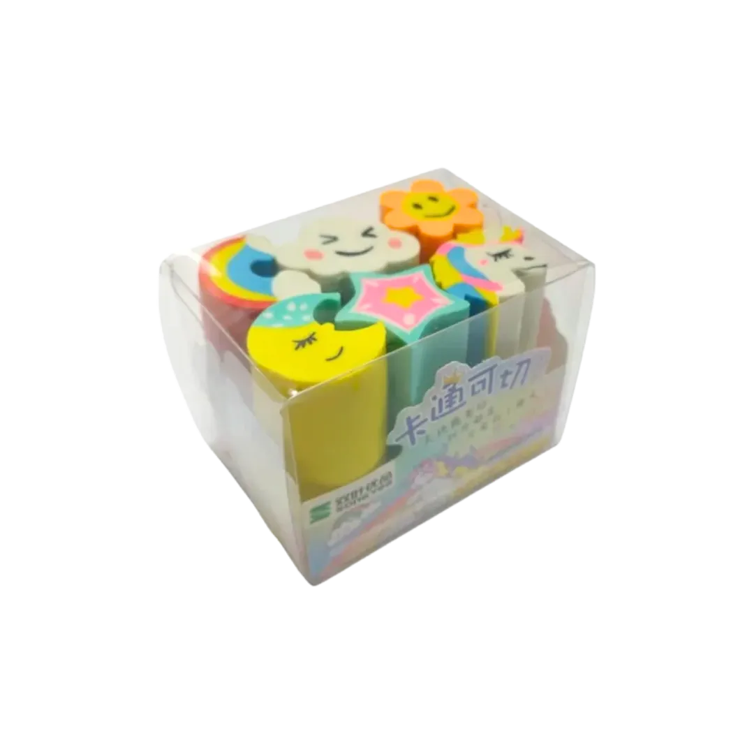 GOMA DE BORRAR  X 6 BOX