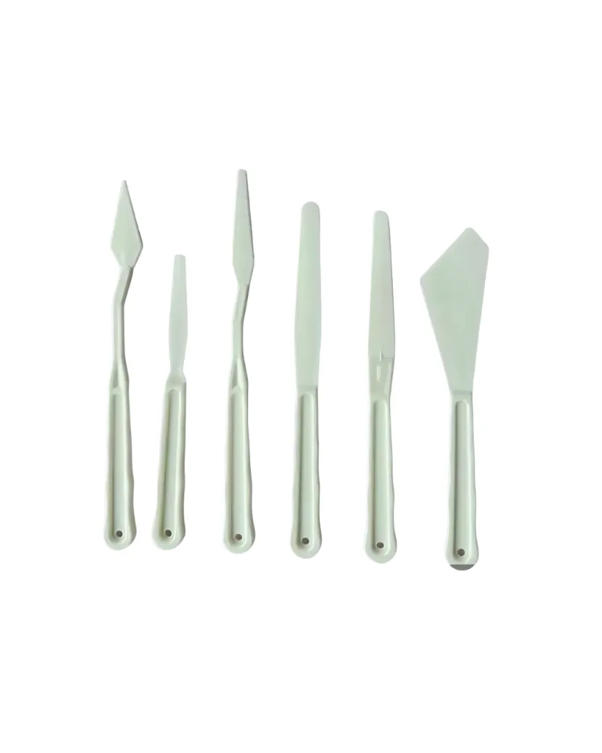 SET DE ESPATULA PLASTICA X 6