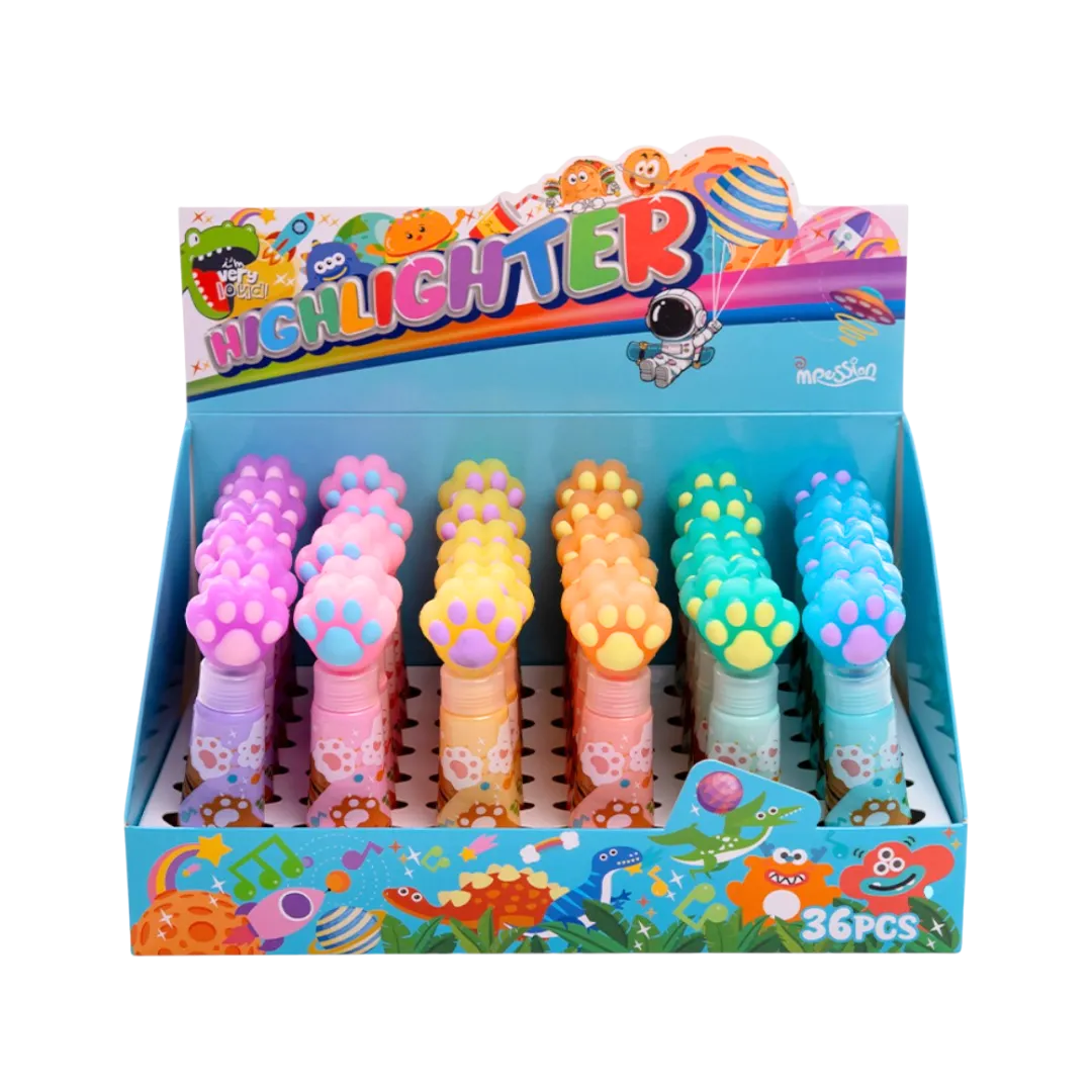 RESALTADOR FLUO HUELLAS ZORRITO 25-280
