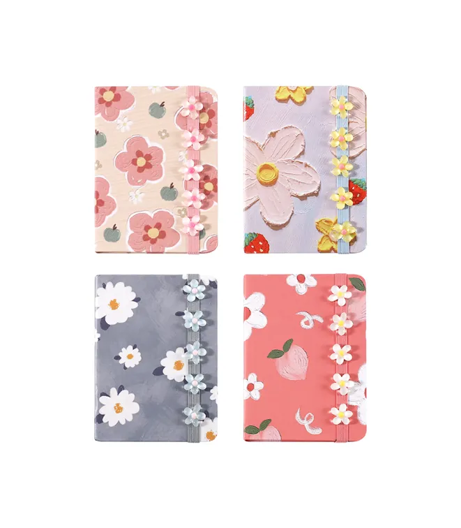 LIBRETA TD A6 96H 80GR RY 3D PATCH FLOWER 26-46