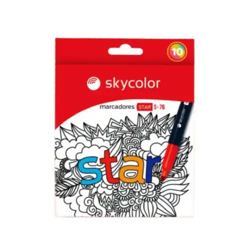 MARCADOR SKYCOLOR STAR X 10 S-76