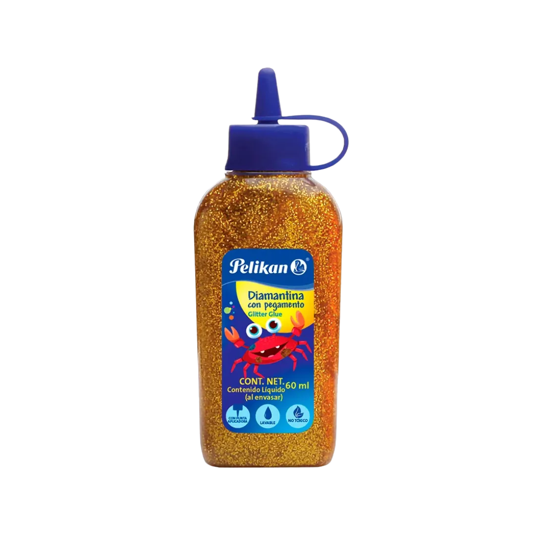 ADHESIVO GLITTER ORO PELIKAN 60 ML