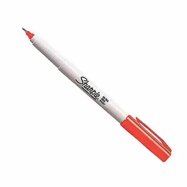 MARCADOR SHARPIE PERM. FINO ROJO