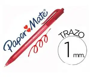 BOLIGRAFO PAPER M. RET. INKJOY 100 ROJO