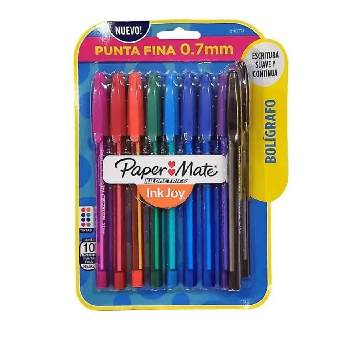 BOLIGRAFO PAPER INKJOY X 10