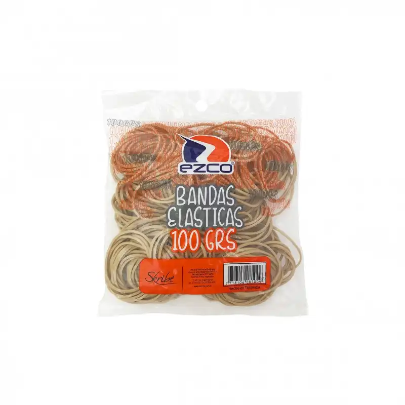 BANDA ELASTICA EZCO BOLSA X 100 GS