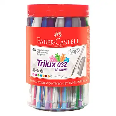 BOLIGRAFO FABER TRILUX 032 POTE X 48