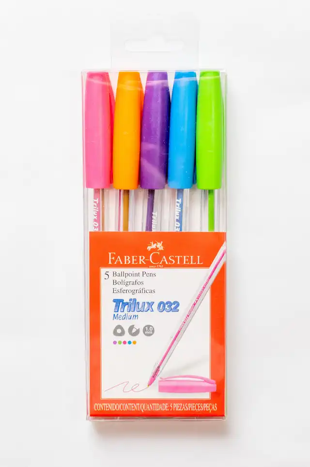 BOLIGRAFO FABER TRILUX X 5 COLORES