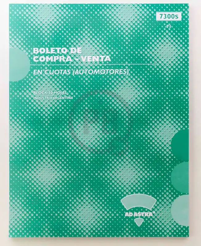 BOLETO COMPRA VENTA AUTOMOTOR 50 HJ