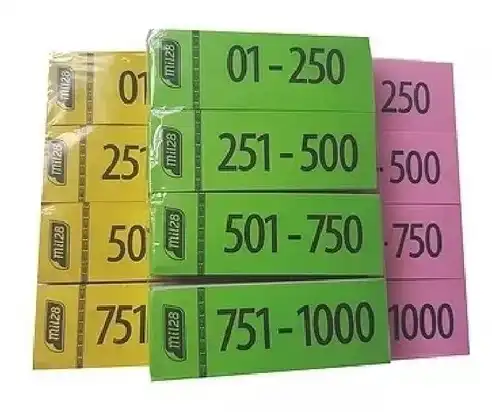 TALONARIO GUARDARROPA 1 AL 1000