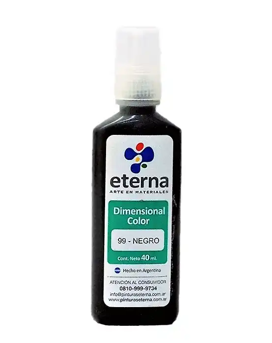 PINTURA ETERNA DIMENS. 099-NEGRO 40ML