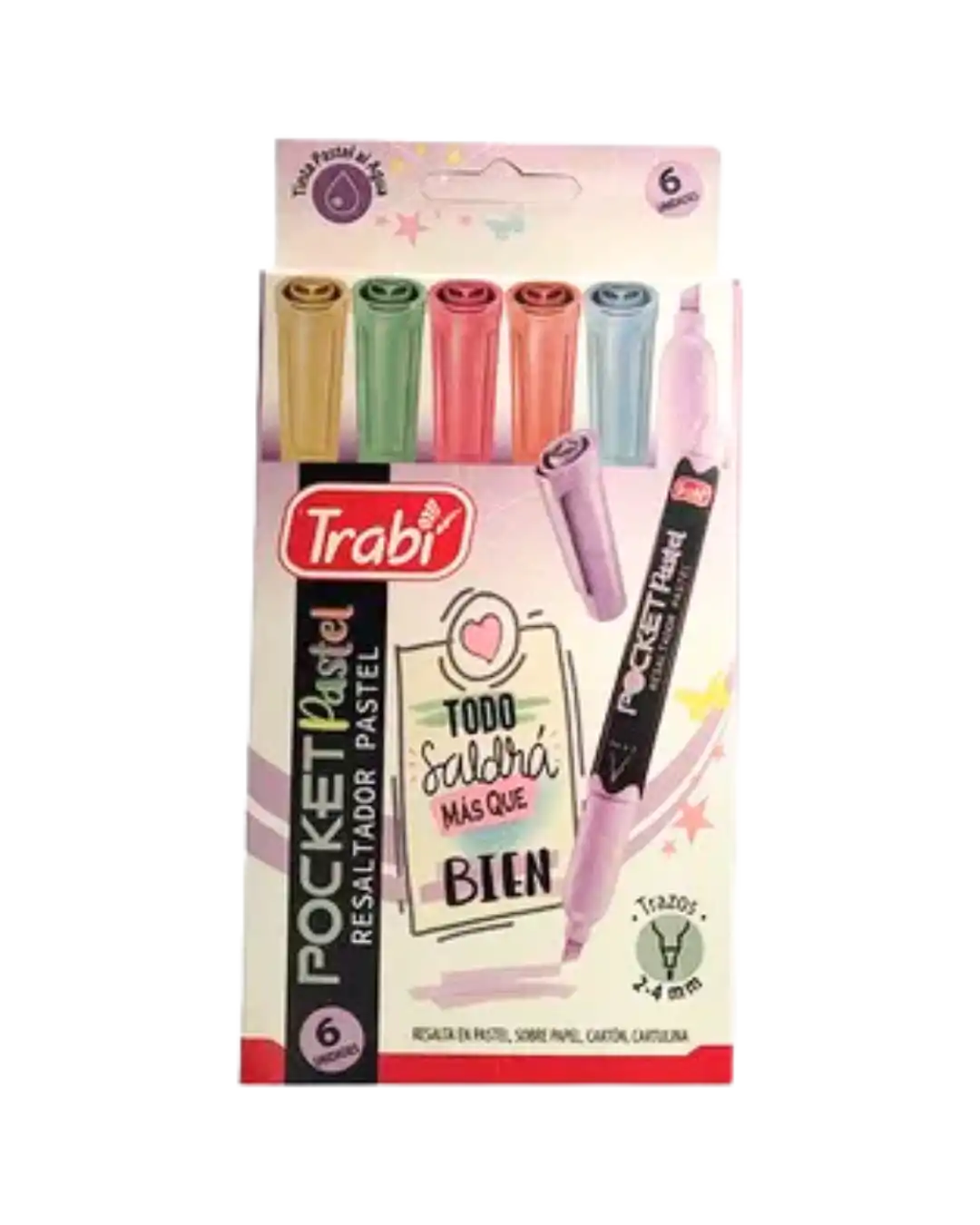 RESALTADOR TRABI POCKET PASTEL