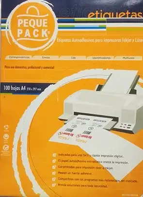 ETIQUETA AUTOADHESIVA A4 X 100