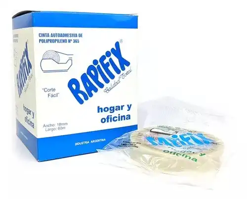 CINTA ADHESIVA RAPIFIX 18MM X 60 MTS