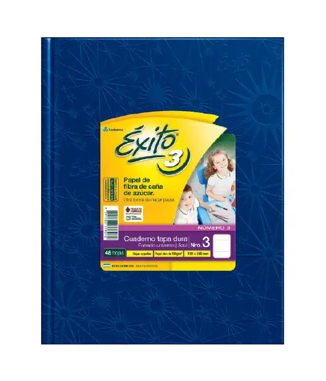 CUADERNO EXITO N3 AZUL ARANA X 48 RAY