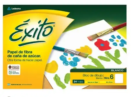BLOCK DE DIBUJO EXITO N6 BLANCO