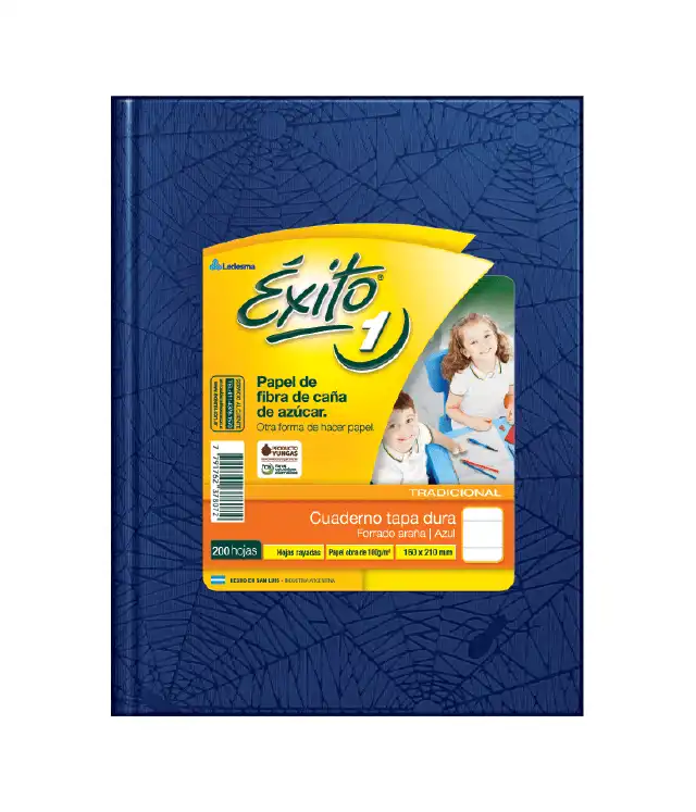 CUADERNO EXITO T/D X 200 FORRADO RAY