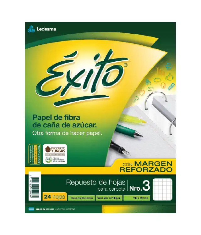 REPUESTO EXITO C/MARGEN X 24 CUAD.