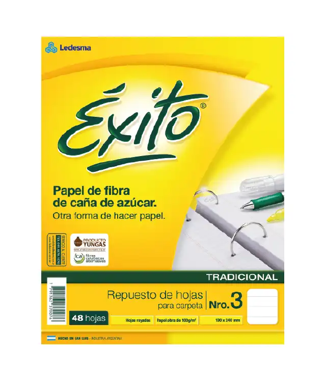 REPUESTO EXITO X 48 RAYADO