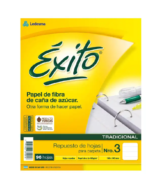 REPUESTO EXITO X 96 RAYADO