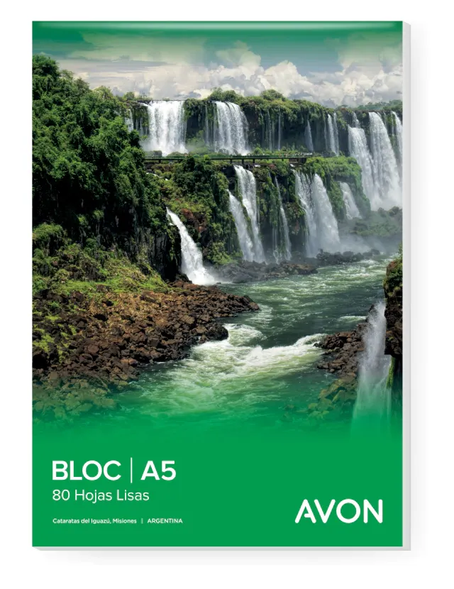 BLOCK AVON A5 ESQUELA LISO X 80
