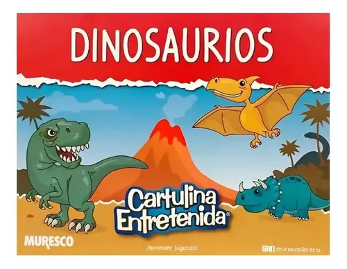 BLOCK DIDACTICO MURESCO CARTULINA ENTRETENIDA DINOS