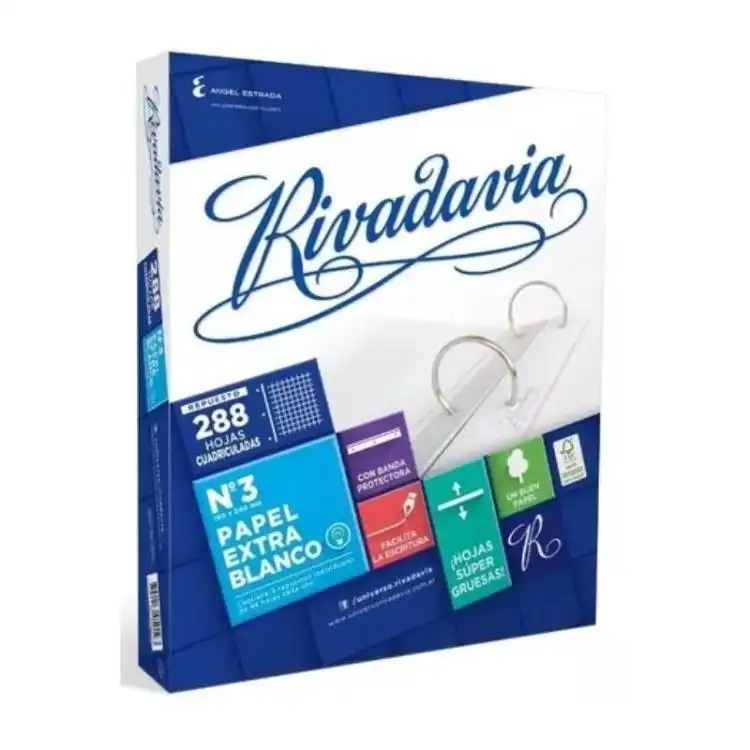 REP. RIVADAVIA EXTRA BLANCO X 288 CUAD