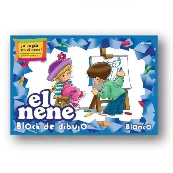 BLOCK DIBUJO EL NENE N5 BLANCO