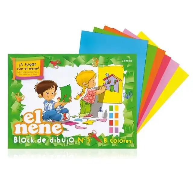 BLOCK DIBUJO EL NENE N5 COLOR