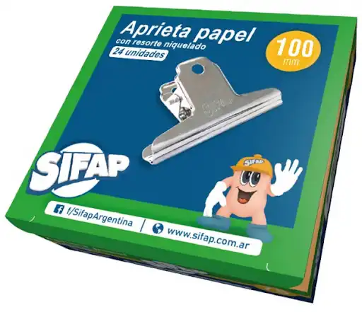 APRIETA PAPEL NIQUELADO 100