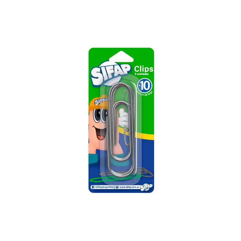 CLIPS SIFAP N10 X 5 UN.