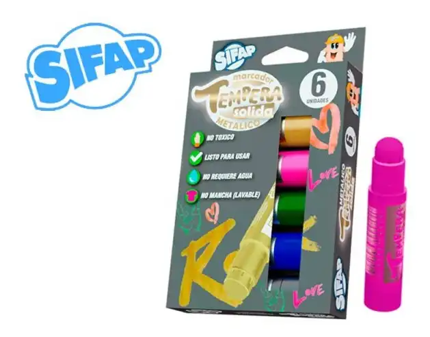 TEMPERA SIFAP SOLIDA METALICA X 6