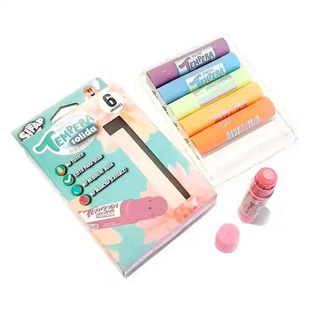 TEMPERA SIFAP SOLIDA PASTEL X 6