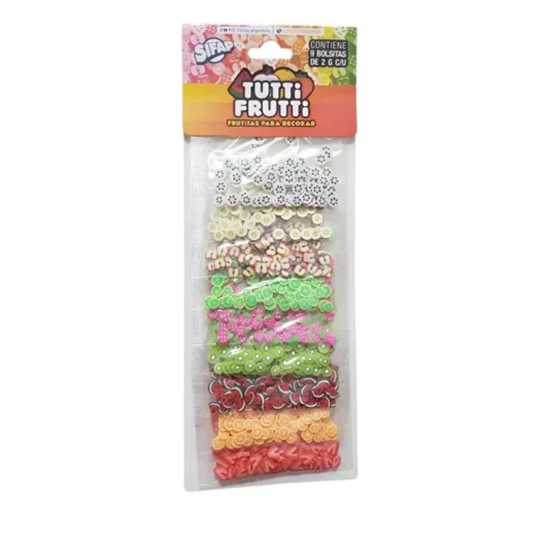 BRILLANTINA CON FORMAS SIFAP BL X9 TUTTI FRUTI