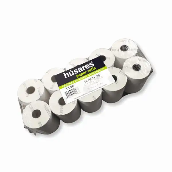ROLLO TERMICO HUSARES 57X30 PAQ.X 10