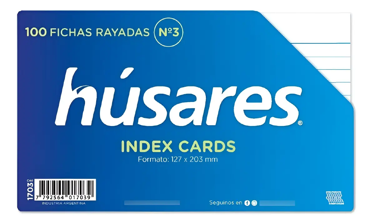FICHAS RAYADAS HUSARES N. 3 100H