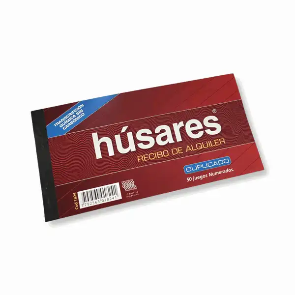 TALONARIO HUSARES 1824- ALQUILER DUPLICADO