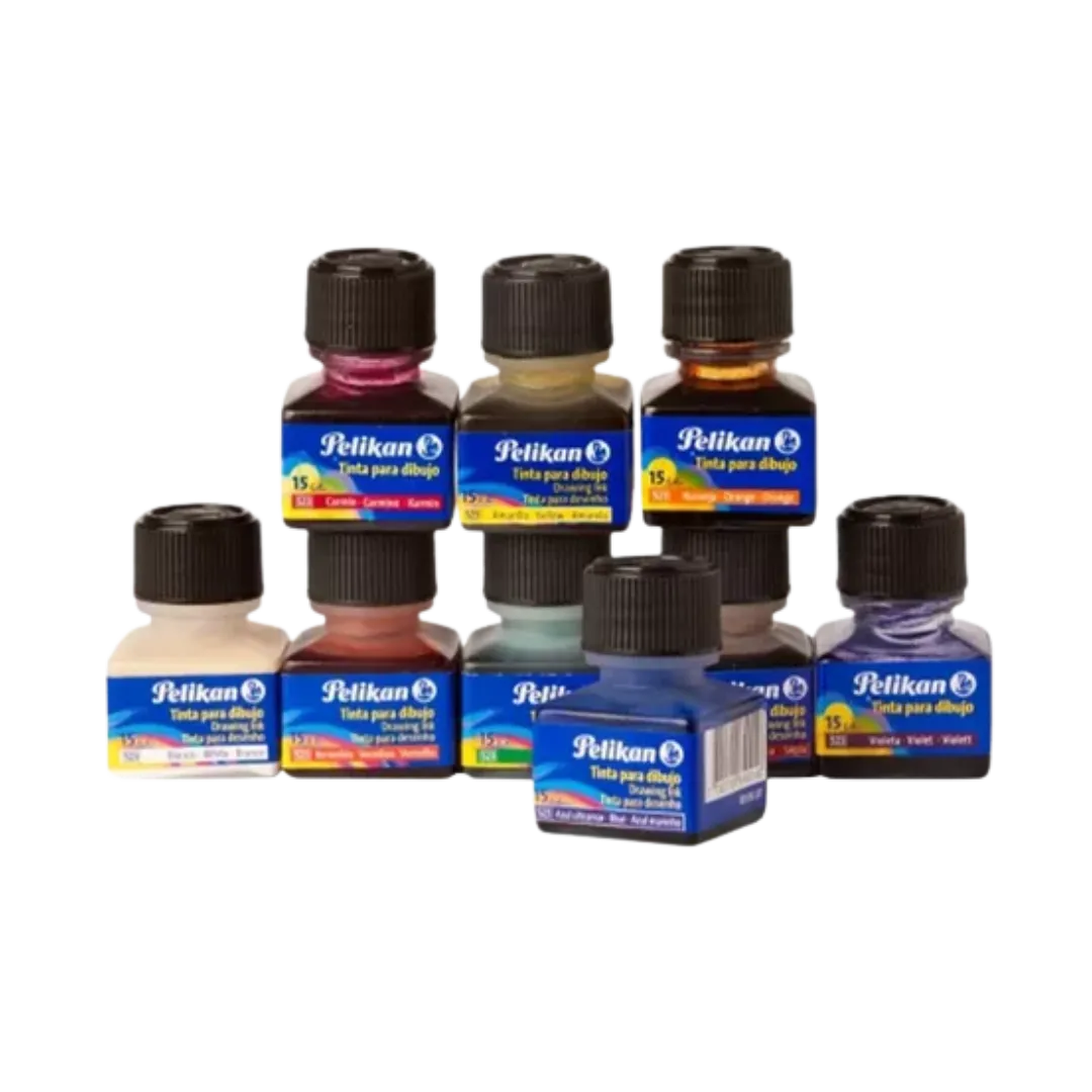 TINTA CHINA PELIKAN V/COLORES