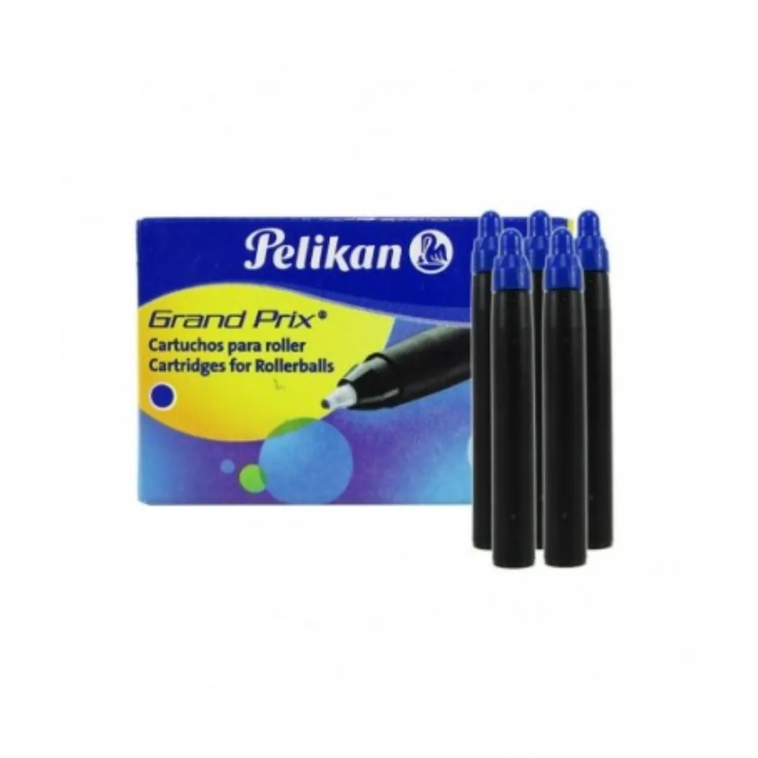 CARTUCHO PELIKAN P/ROLLER GRAND PRIX AZUL X 5 UN.