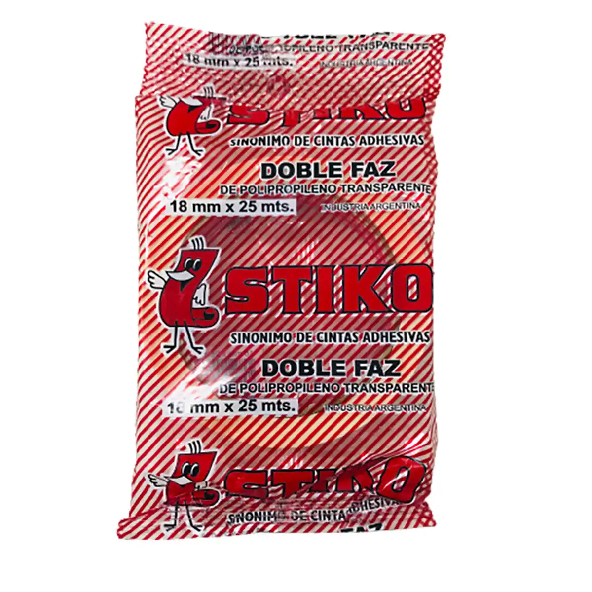 CINTA DOBLE FAZ STIKO 18 X 25