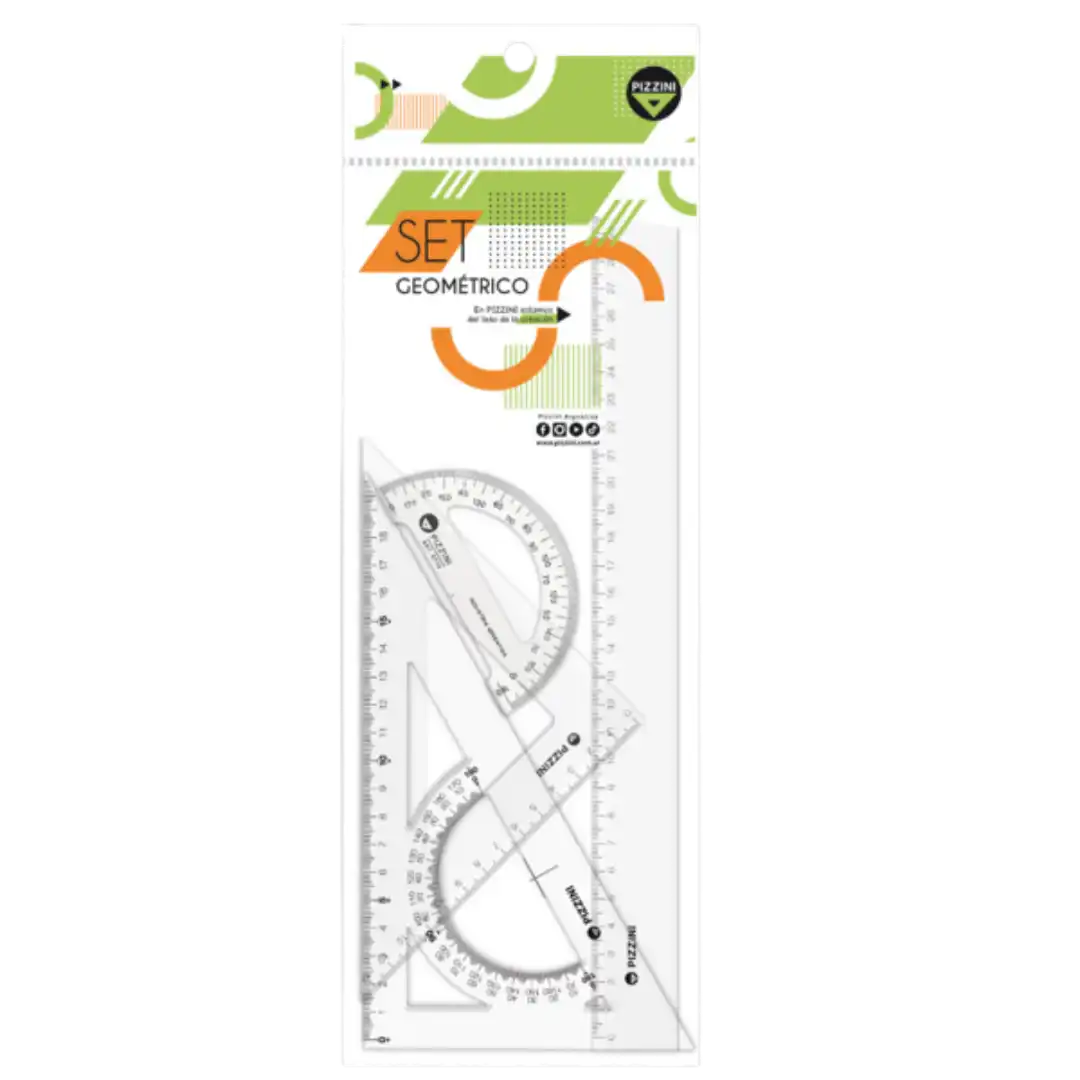 SET DE GEOMETRIA PIZZINI ART 4130