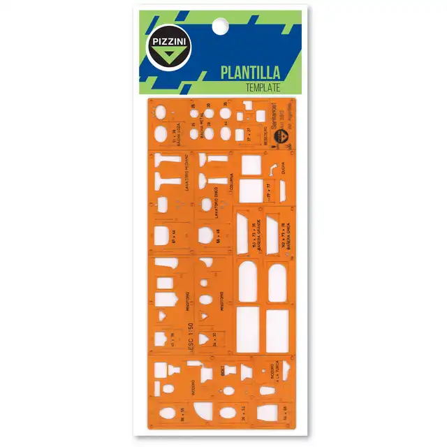 PLANTILLA PIZZINI ART.5813 SANITAR.ESC.1/50