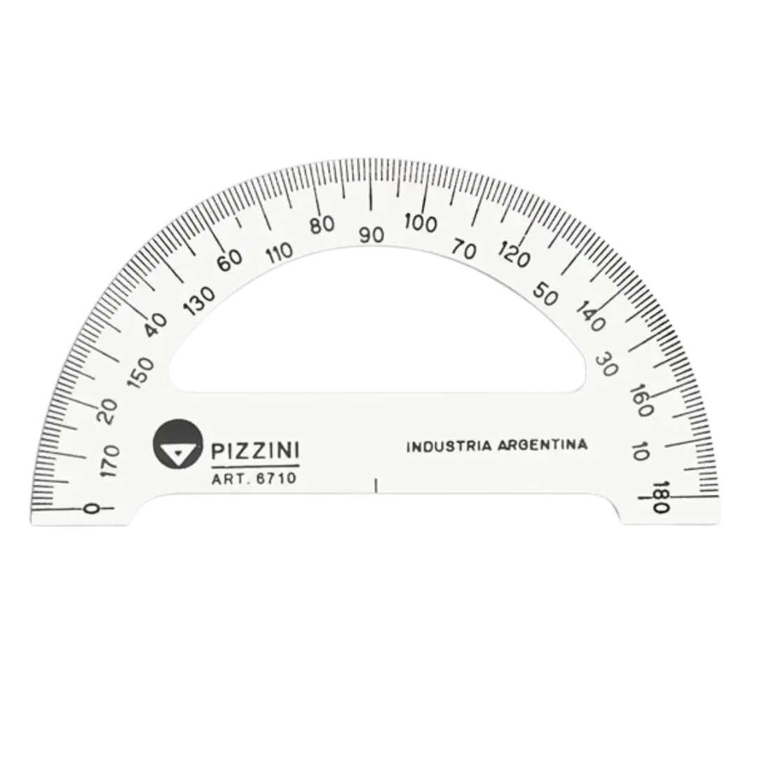 TRANSPORTADOR PIZZINI 10 CM 6710 X 25