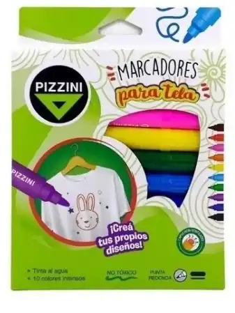 MARCADOR PIZZINI P/TELA X 10
