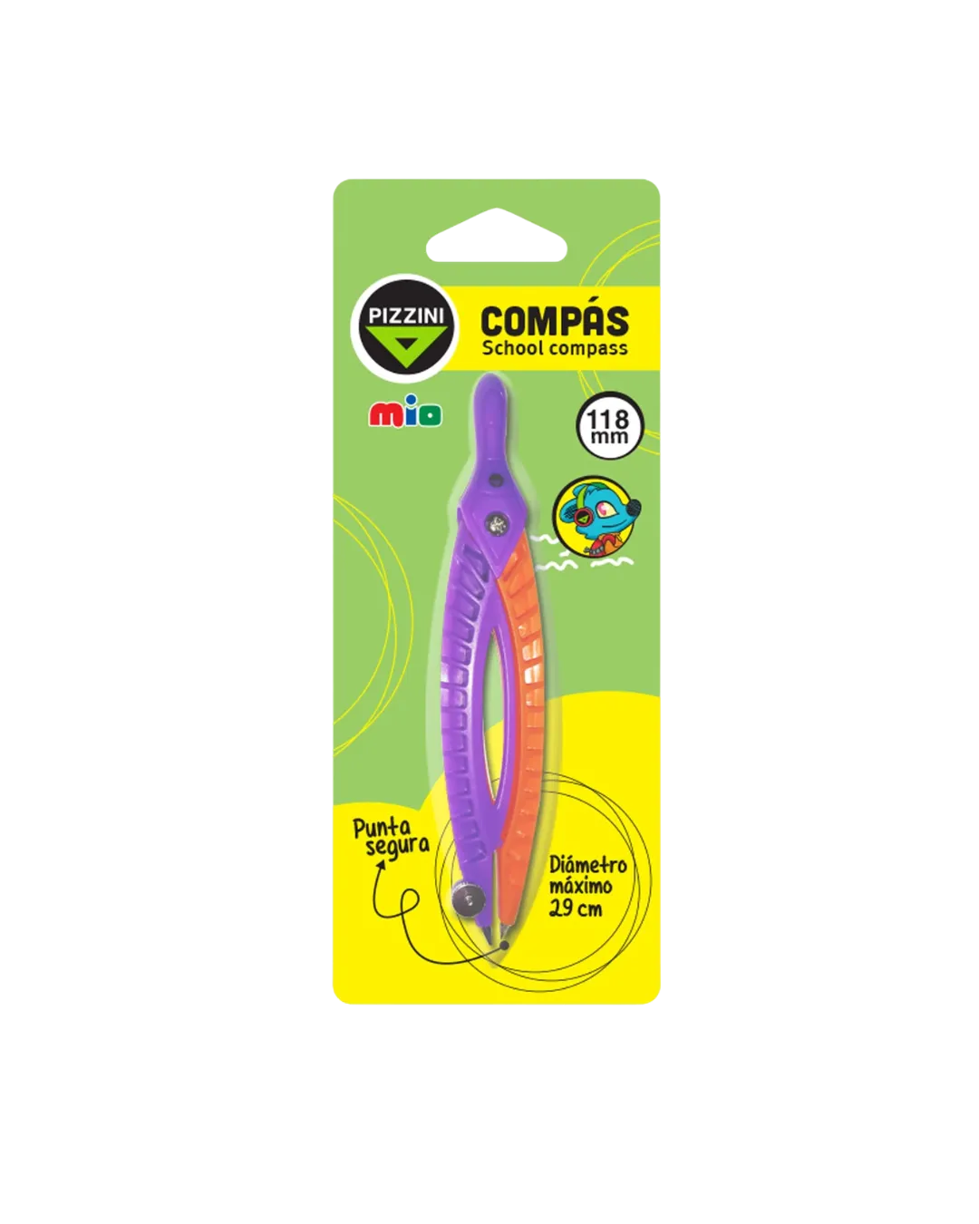 COMPAS PIZZINI 118 MM PK120L