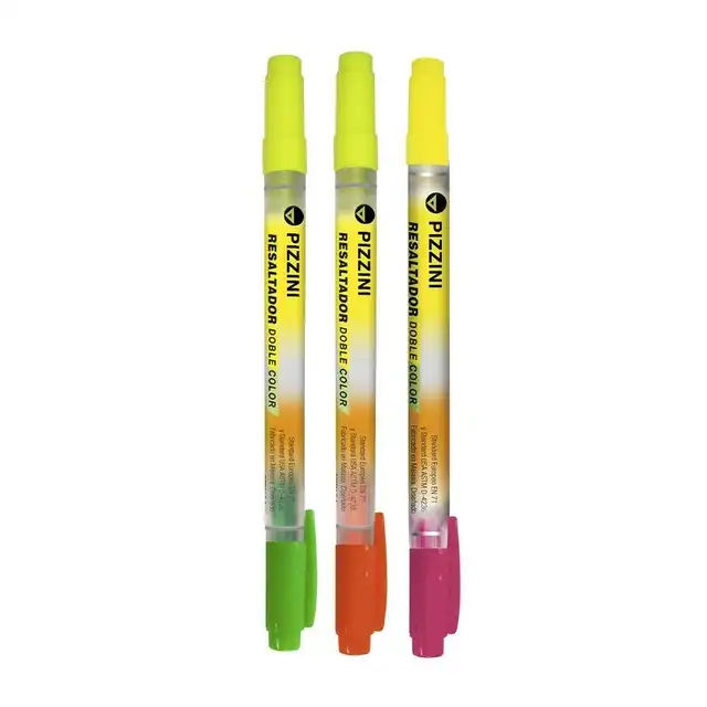 RESALTADOR PIZZINI DOBLE COLOR