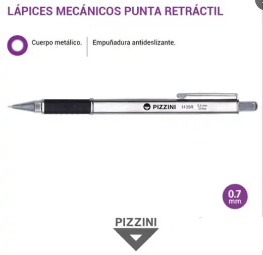 PORTAMINAS PIZZINI PTA RETRACTIL 0.7MM ART.1436R
