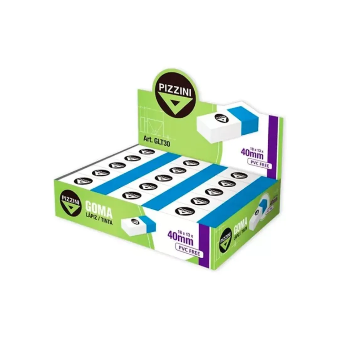 GOMA PIZZINI LAPIZ/TINTA X 30 UNID