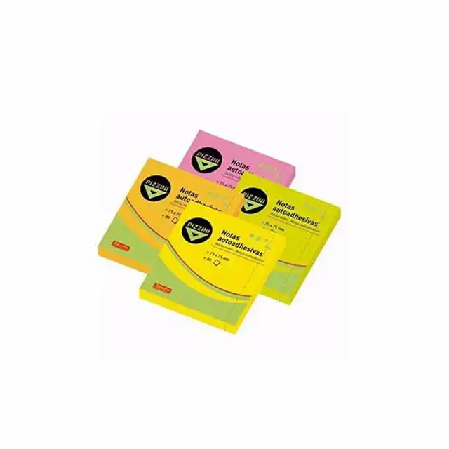 PAPEL ADHESIVO PIZZINI 75X75 FLUO